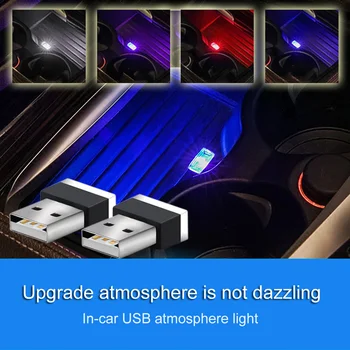 Auto LED Svetlo, USB Atmosféru Svetlo na Citroen C4, C5, C3, Xsara Picasso Berlingo Saxo C2 C1 C4L DS3 Xantia DS4 C8