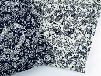 100% bavlna Paisley Textílie Popelín Patchwork Šitie DIY Bandanas 148cm široký predáva dvore