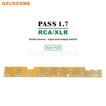 PREJSŤ 1.7 RCA/XLR Audio Zdroj Vstupu A Výstupu Dosky vypínača 2 Spôsob RCA /XLR V+1 Spôsobom RCA/XLR OUT Holé PCB