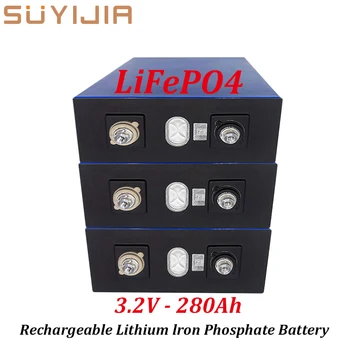 Lifepo4 3.2 V 280Ah Nabíjateľná Lítium-Železo-Fosfát Batérie pre Solárny Systém na Uskladnenie Energie Camper Van Golfový Vozík vysokozdvižný Vozík Atď.