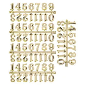 5 Stanovuje arabčina Hodiny Počet Čísel Oprava Steny Digitálne Častiach Tváre, Rímska Číslovka Rám kruhová oceľ