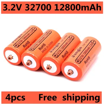 4PCS 100% Originálne 32700 12800mAh 3.2 V lifepo4 Nabíjateľná Batéria Professional Lithium Železa Fosfát Batérie so skrutkou