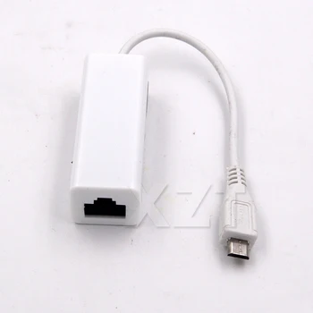 NA Micro USB 2.0 5 Pin na Ethernet 10/100 M RJ45 Sieť Lan kábel kábel Adaptéra Karty Micro usb karty siete lan Konektor Pre Tablet