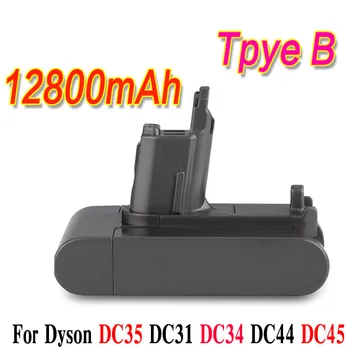 22.2 V 12800mAh Li-ion Vysávač Batérie pre Dyson DC35, DC45 DC31, DC34, DC44, DC31 Zvierat, DC35 Zvierat,917083-01 Typ B