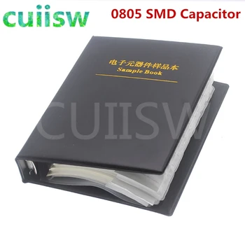 0805 SMD Kondenzátorov vzorkovníka 92valuesX50pcs=4600pcs 0.5 PF~Kondenzátor 10UF Sortiment Auta Pack