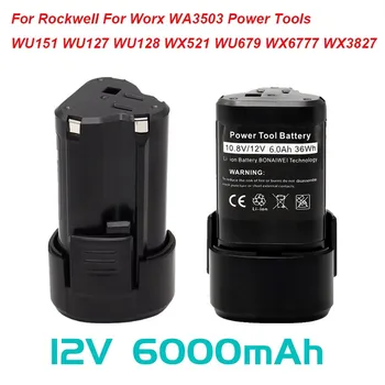 Battool 12V Nahradiť Li-ion Batéria Pre Rockwell Pre Worx WA3503 WU151 WU127 WU128 WU280 WX521 WU679 WX6777 WX3827 Nástroje Batérie