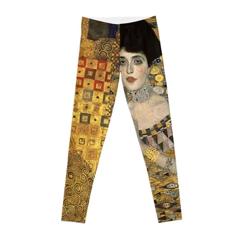 Gustav Klimt, Adele Bloch-BauerLeggings Fitness legíny žena hárem nohavice