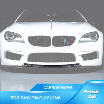 Suchý uhličitý Pre 6 Série Predný Nárazník Pery Spojler pre BMW F06 F12 F13, M6 2013 - 2018 Predné Bradou Spojler Auto Styling