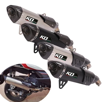 2018-2023 C400X 2019-2023 C400GT Slip-on Výfukových Nastaviť Motocykel 51mm Uhlíkových Vlákien Šatiek Vymeniteľné DB Vrah Rezervný Katalyzátor