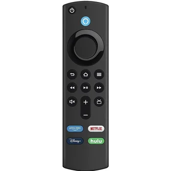 Náhradný Hlas, Diaľkové (3. GEN) s TV ovládacie Prvky vhodné pre Amazon Požiaru TV Stick (2. Generácie, 3. Gen, Lite, 4K), Požiaru Stick Diaľkové