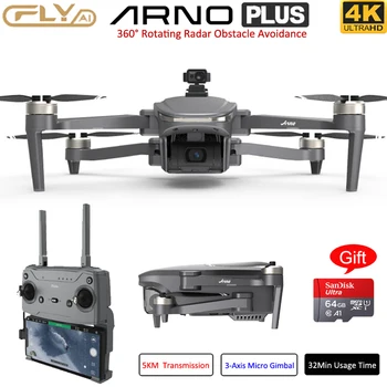 C-FLY ARNO Plus Drone 4K Kamera 3-Os Micro Gimbal S 360° Otáčanie Radar Prekážkou Vyhýbanie GPS FPV 32min 5 KM RC Quadcopter