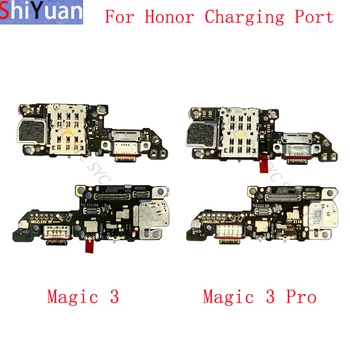 Originálne USB Nabíjací Port Konektor Rada Flex Kábel Pre Huawei Honor Magic 3 Pro Konektor Nabíjania s Čítačkou Sim Kariet