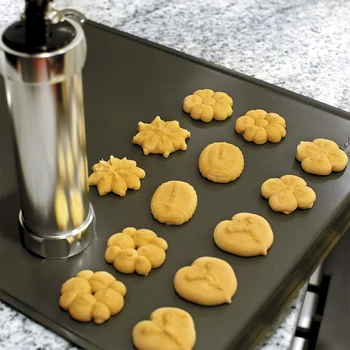 Vianočné Spritz Cookie, Stlačte Zbraň a Námrazy Nastaviť Zliatiny Churro Maker Cookie Maker s 20 Disky 4 Pečivo Tip Biscuit Formy Nástroj