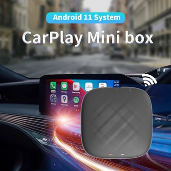 Andoroid 11 CarPlay Mini Ai Box Bezdrôtový CarPlay Android Auto Dongle Pre VW Audi Bmw, Toyota, Mazda 2022 Nové na YouTube 4G LTE