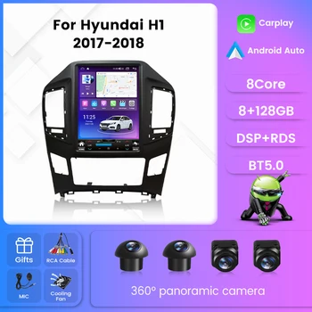 Android, Všetko V Jednom Inteligentný Systém Carplay Auto DSP 4G Auto Rádio Multimediálny Prehrávač pre Hyundai H1 Grand Starex 2017 2018