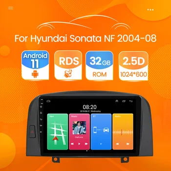 32GBROM Android 12 autorádia pre Hyundai SONATA NF 2004 2005 2006 2007 2008 Multimediálne Video, Stereo Auto Hráčov WIFI Vedúci Jednotky