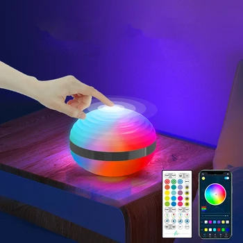 RGB Bluetooth sa Dotknite Saturn Svetlo Led Nočné Svetlo USB, Diaľkové Ovládanie, 5V Hudba, Rytmus, Obývacia Izba, Spálňa Ploche Atmosféru Svetla