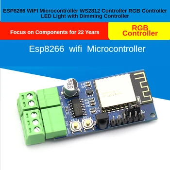 ESP8266 WIFI Microcontroller WS2812 RGB Controller Radič LED Svetlo s Stmievanie Radič