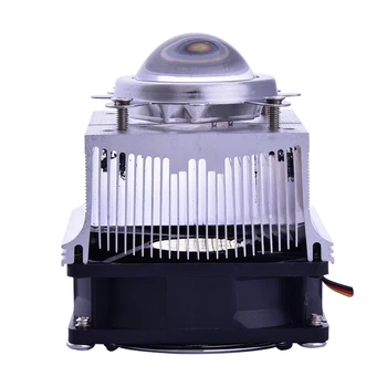 Hliníkový Chladič Chladiaci Ventilátor 20-100 W LED žiarič 60-90degree 44 mm Objektív Reflektor Držiak DC12V 1.25 led Ovládač