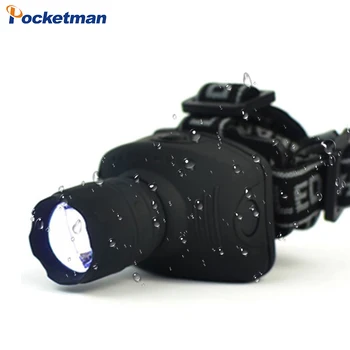Mini Prenosné LED Reflektor Svetlomet Baterka Bočného Svietidla Zoomovateľnom Vedúci Pochodeň Svetla Na Bicykel pre Kempovanie Lov, Rybolov