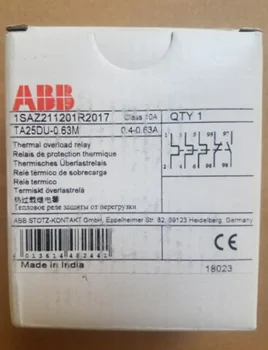 1PC Pôvodné ABB Tepelné Preťaženie Relé TA25DU-0.63 M (0.4-0.63 A), doprava Zdarma