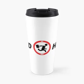 Blbecek Stáda Logo Chuck Kúpiť Viac Cestovať Káva Hrnček Čiernej Kávy Pohár Tepelnej Pohár Na Kávu, Kávu, Espresso Šálku Tovaru