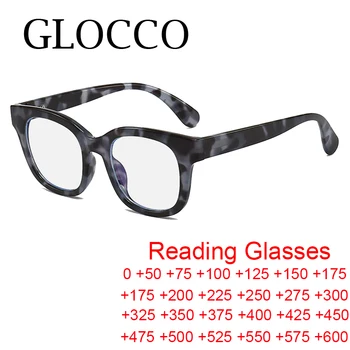 Luxusné Námestie dámske Okuliare na Čítanie 2023 Nový Štýl Anti Modré Svetlo Okuliare, Optické Počítačové Okuliare Presbyopia Okuliare Plus