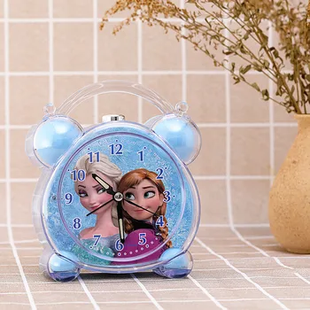 Disney Mrazené Anna Elsa Roztomilý Jednoduché Kreatívne Princezná snehulienka Minnie Detí Cartoon Budík Domova Tabuľka Hodiny