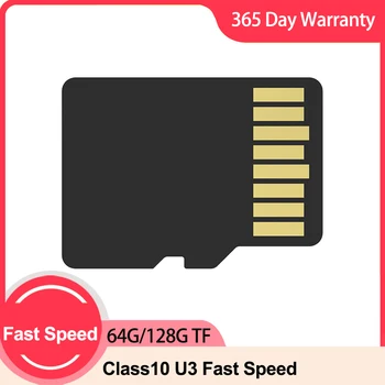HIGH-VYTRVALOSŤ Pamäťovú Kartu 64GB to128GB TF Card High Speed pre Pomlčka Cam Auto Kamera Auta DVR Adaptéry Class10 U3 Fas
