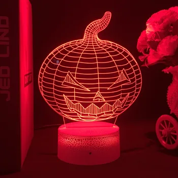 LED Halloween Tekvica Ghost Nočného Strašidelné sviečkach Halloween Dekorácie pre Domov Strán Horor Prop Deti Hračka Dropshipping