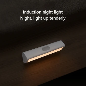 Dc svetlo nocturnas inalámbricas con Senzor de movimiento, Detektor de luz LED, Lámpara decorativa para porovnanie, escalera, armario, h