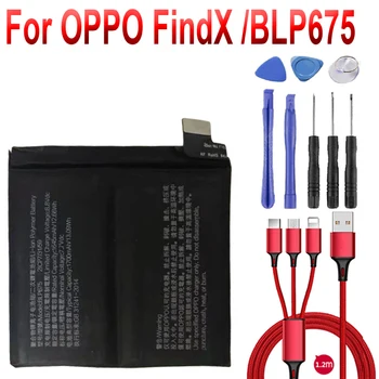 8.8 v 1700mah batériu pre OPPO Findx pre OPPO BLP675 batérie