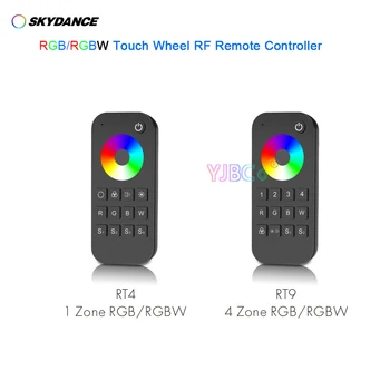 Skydance Touch Wheel LED Controller jednej farby, Stmievanie/SCS/RGB/RGBW/RGBCCT Dimmer Prepínač 1/4/8 pásmach 2.4 G RÁDIOFREKVENČNÉ Diaľkové
