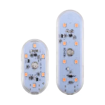 1X Mini USB Nabíjanie LED Nočné Svetlo 6/8SMD Dotykový Snímač Atmosféru Lampy, Skrine, Zásuvky, Kuchynské Snímanie Nástenné svietidlo