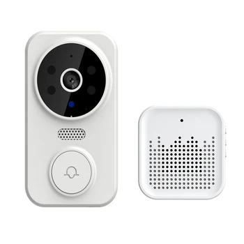 Smart Video Zvonček Bezdrôtovou HD Kamerou PIR detektor Pohybu, IR Alarm Security Door Bell Wi-Fi Intercom pre Domáce Apartmán
