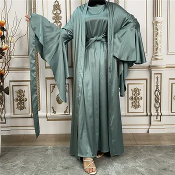 Moslimské Abaya Ženy Modlitba Župan Islamskej Šaty Khimar Jilbab Eid Vestidos Dlhé Šaty Kaftan kimono abaya