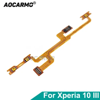 Aocarmo Pre Sony Xperia 10 III X10iii Power On/Off Hlasitosti Tlačidlo Prepnúť Flex Kábel XQ-BT52 TAK-52B SOG04