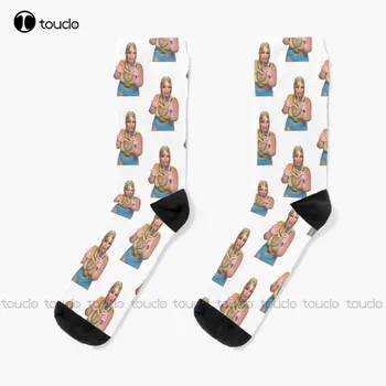 Trisha Paytas King Tut Ponožky Dámske Športové Ponožky Osobné Vlastné Unisex Dospelých Dospievajúcu Mládež Ponožky 360° Digitálna Tlač