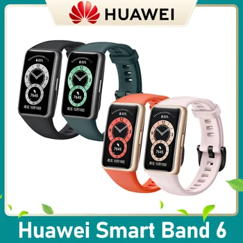 Skladom Nový HUAWEI Band 6 Smart Kapela SpO2 1.47 FullView Displej Fitness Inteligentný Náramok 2-Týždeň výdrž Batérie Smart Hodinky Originál