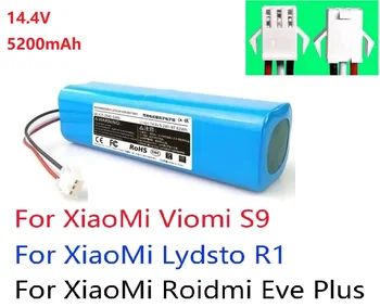 Náhrada Za Xiao Lydsto R1 Roidmi Eve Plus Viomi S9 Robot Vysávač Batérie Kapacita 14,4 V 5200mAh Príslušenstvo