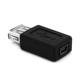 USB mini USB adaptér prevodník USB 2.0 Žena na Mini-B 5-pin Žena Adaptér