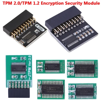 TPM 2.0 Šifrovanie Ochranný Modul, 20 Pin Karty Výmena základnej Dosky Súčasťou Modulu Doske 4 GB pre Gigabyte Platforma