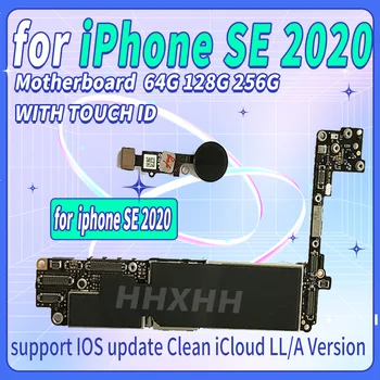 Základná doska Pre iPhone SE 2020 Čisté iCloud 64gb Doske systém S 256 gb Logic Board 128gb Plná Podpora Funkcií Aktualizácia