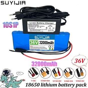 18650 36V 10S1P Batérie Nabíjateľná Lítium-iónová Batéria Skutočná Kapacita 32Ah Elektrické Požičovňa Skútrov s BMS Záložnej Batérie