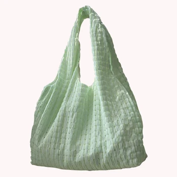Prehoz Dámy Nakupovanie Tote Bag Bežné Ženy Kabelky Veľkú Kapacitu Módne Jednoduché Prenosné Skladacie Opakovane Denne Kabelka