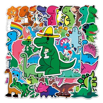Cartoon Kawaii Dinosaura Nálepky Na Auto, Notebook, Telefón, Kancelárske Potreby Dekor Vinylové Nálepky Nepremokavé Graffiti Nálepka Deti Hračky