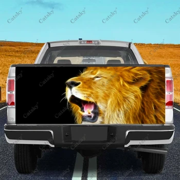 lev divokých zvierat Auto samolepky truck zadné ostrohové úpravu maľovanie vhodné pre truck bolesť balení príslušenstvo obtlačky