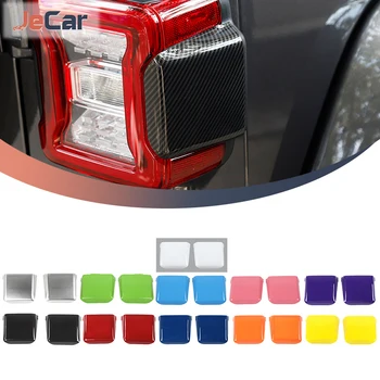 JeCar ABS Auto Zadné zadné Svetlo Lampy Patch Dekorácie Kryt Prípade Výbava Nálepky Na Jeep Wrangler JL 2018 UpExterior Príslušenstvo