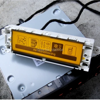 Biela Žltá Shell Displej Podpora USB Dual-zone Vzduchu Bluetooth monitor 12 pin Pre Peugeot 307 407 408 pre citroen C4 C5