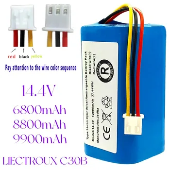 Jedila 14,8 v V (Pre C30B) vysokokapacitné Originálne Batérie pre LIECTROUX C30B Robot Vysávač, 12800mAh, Lítium Bunky, 1pc/pack